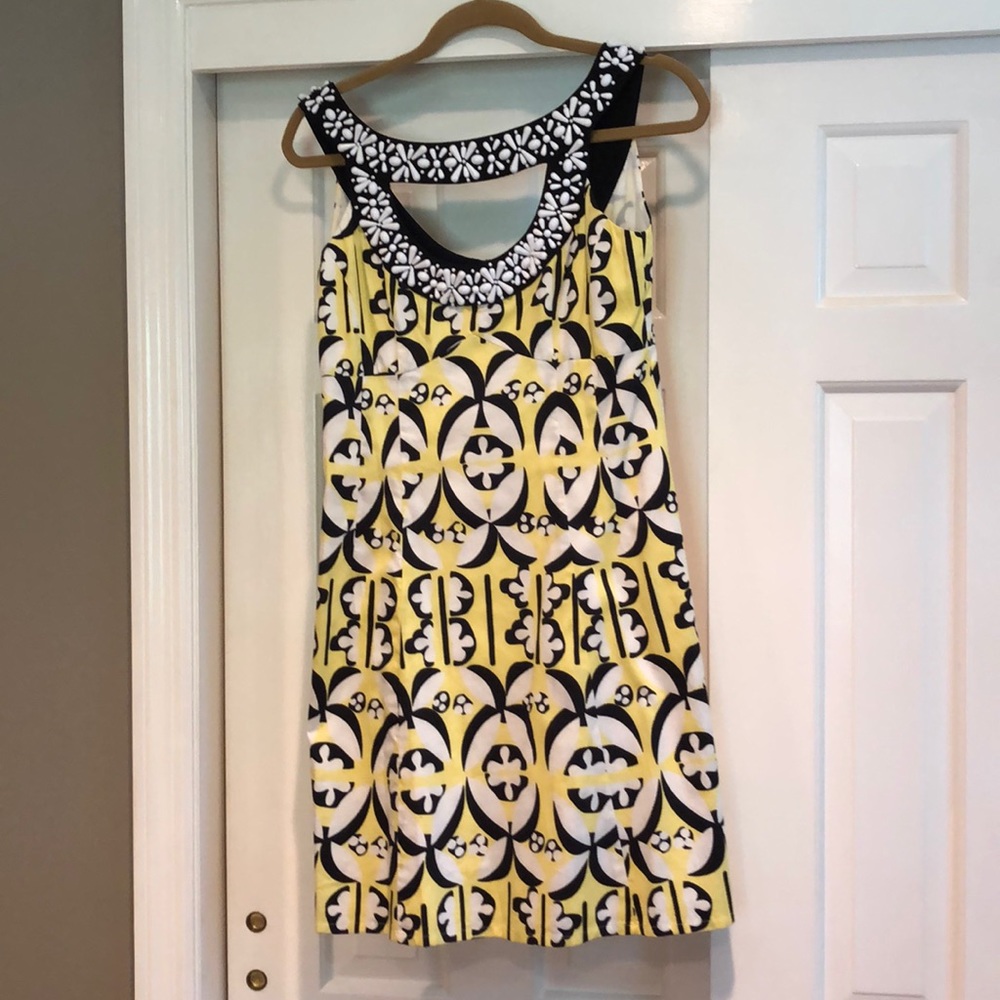 Beaded Neckline Nanette Lepore Dress